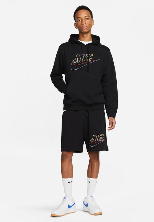 Nike - M nk club+ ft po hoodie mcf - black