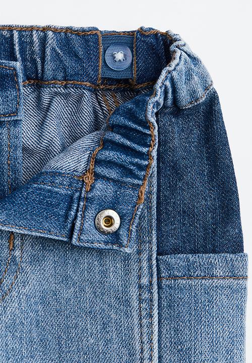 H&M - Relaxed fit jeans - denim blue/block-coloured