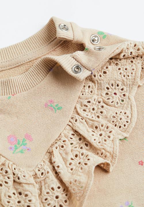 H&M - 3-Piece set - light beige/floral