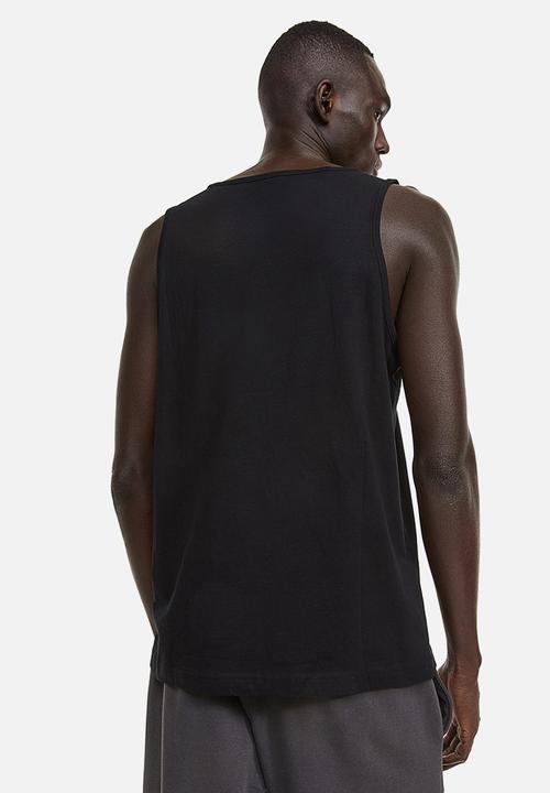 H&M - Cotton jersey vest top - black
