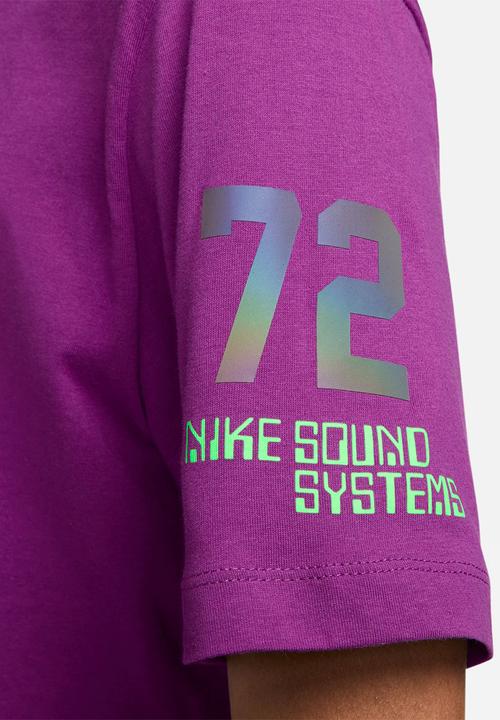Nike - M nsw tee trend iridescent hbr - bold berry