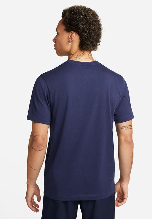 Nike - M nk df tee heritage - midnight navy