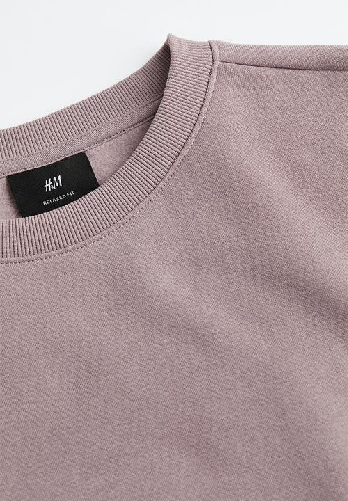 H&M - Relaxed fit sweatshirt - purple