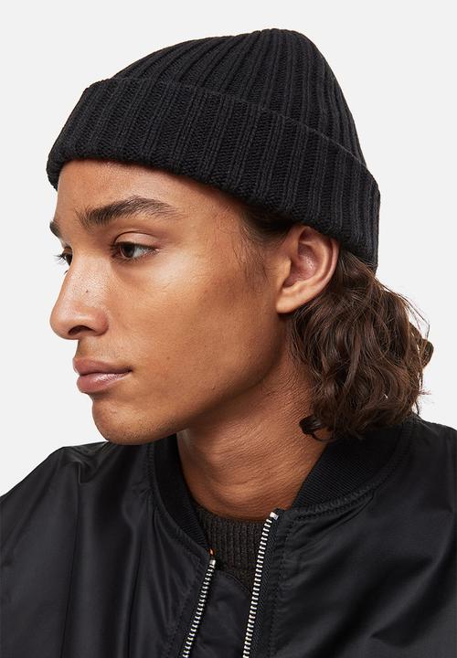 H&M - Rib-knit hat - black