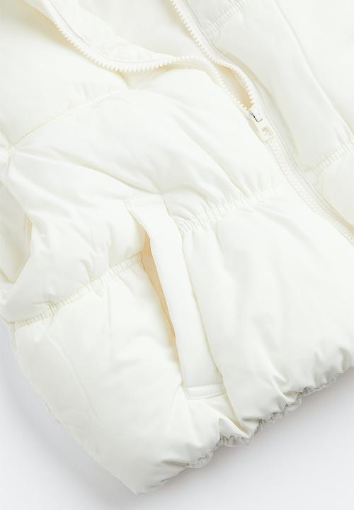 H&M - Puffer gilet - cream