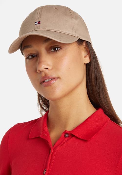 Tommy Hilfiger - Essential flag cap - oat milk