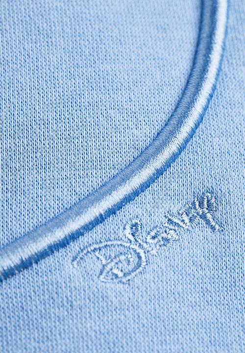 H&M - Motif-front hoodie - light blue/mickey mouse