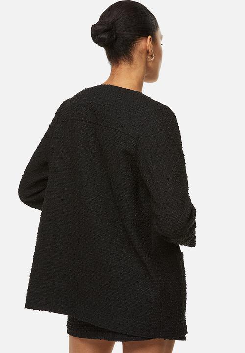 H&M - Bouclé jacket - black