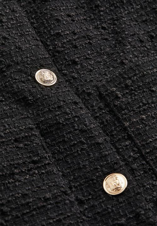 H&M - Bouclé jacket - black