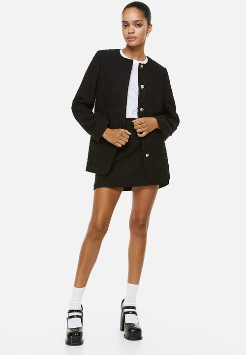 H&M - Bouclé jacket - black