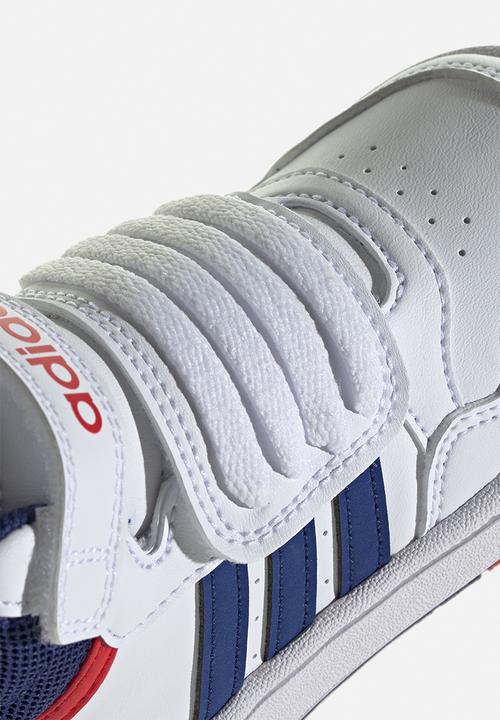 adidas Originals - Hoops mid 3.0 ac i - ftwr white/victory blue/better scarlet