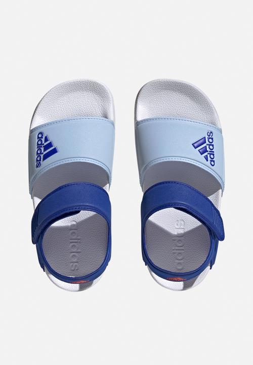 adidas Performance - Adilette sandal k - lucid blue/blue dawn/bright red