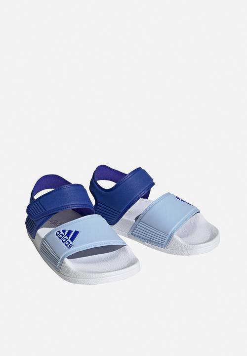 adidas Performance - Adilette sandal k - lucid blue/blue dawn/bright red