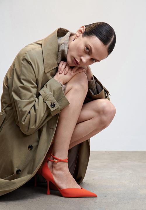 MANGO - Mich court heel - red
