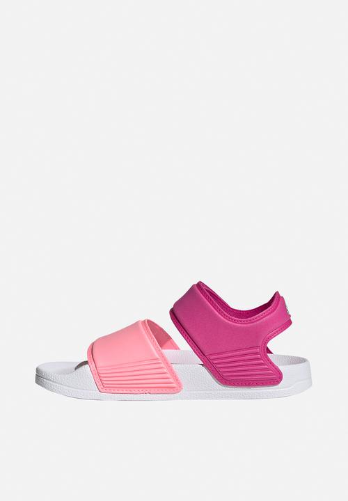 adidas Performance - Adilette sandal k - lucid fuchsia/beam pink/pulse mint