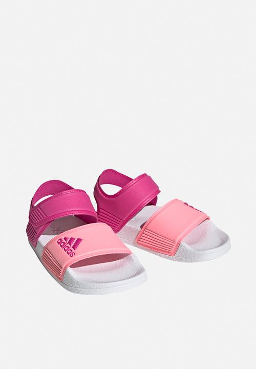 adidas Performance - Adilette sandal k - lucid fuchsia/beam pink/pulse mint