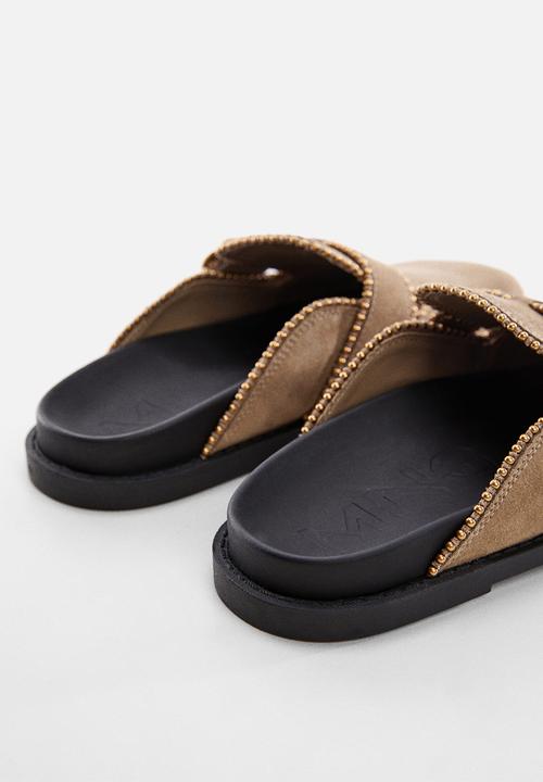 MANGO - Tonia mule - medium brown
