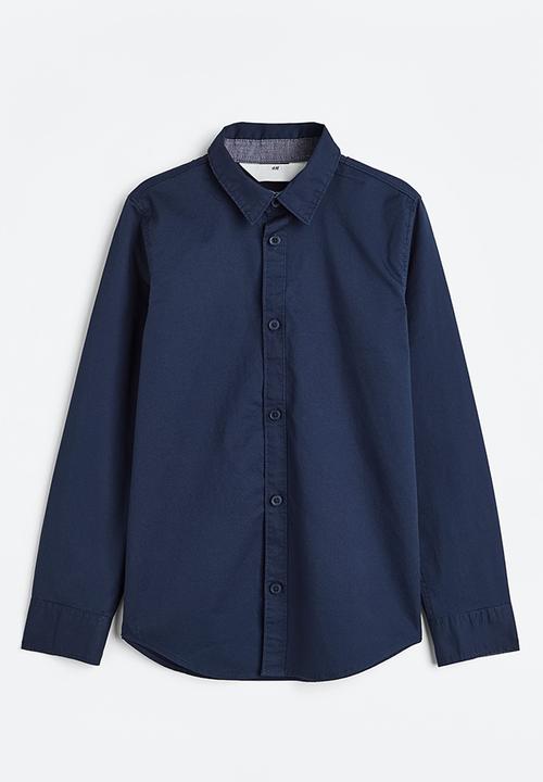 H&M - Cotton shirt - blue