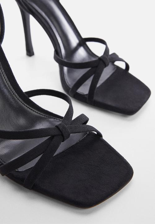 MANGO - Zas barely there stiletto - black