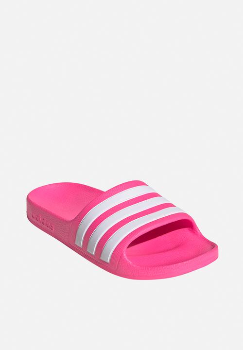 adidas Performance - Adilette aqua k - lucid pink/ftwr white/lucid pink