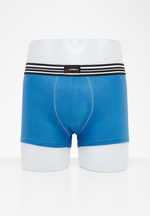 Jockey - 2 Pack one up stretch trunk - midnight navy/atlantic-blue