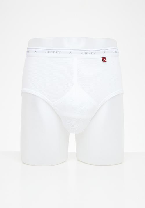 Jockey - 2 Pack eyelet y-front® - classic white