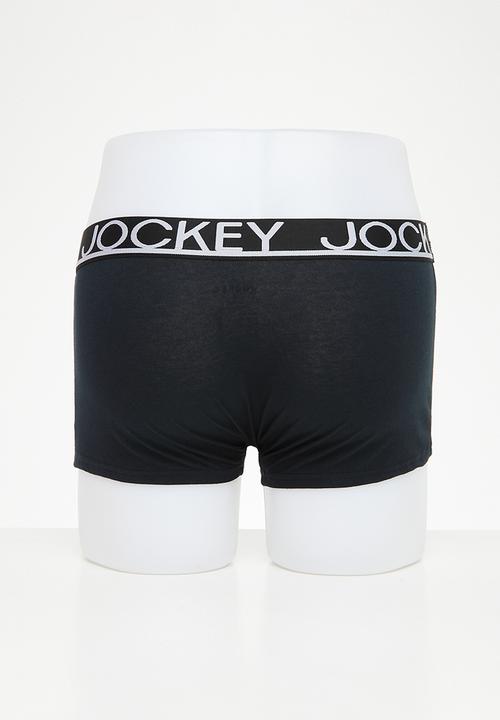Jockey - 2 Pack exclusive pouch trunk - blue & black