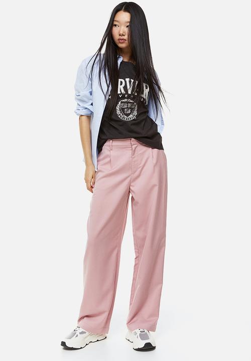 H&M - Oversized printed t-shirt - black/harvard