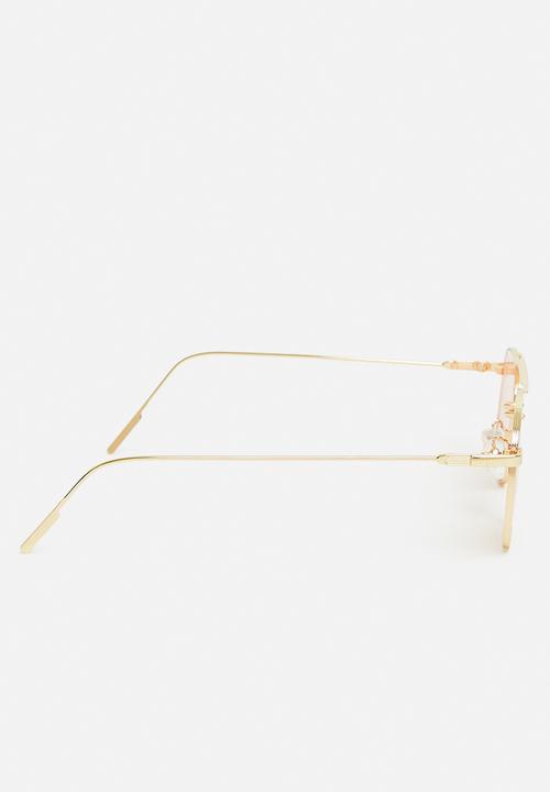 Superbalist - Connor retro sunglasses - yellow
