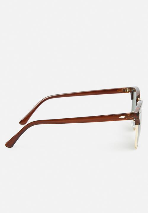 Superbalist - Angel clubmaster sunglasses - brown