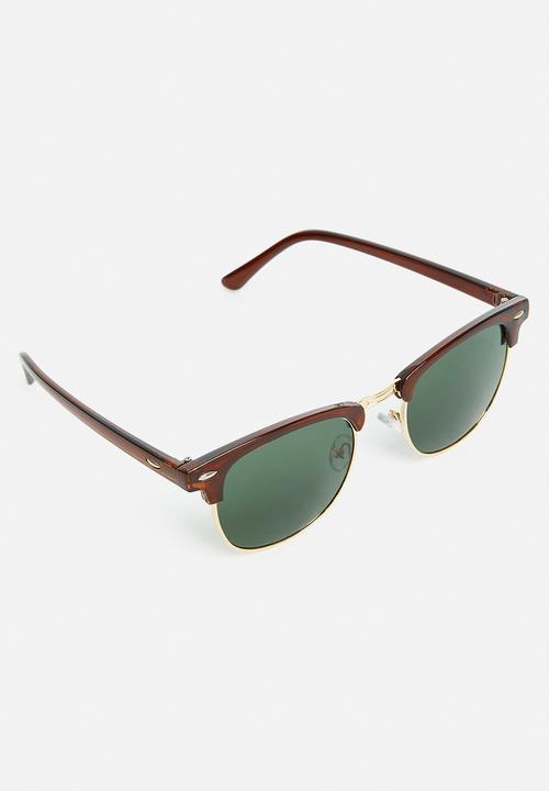 Superbalist - Angel clubmaster sunglasses - brown
