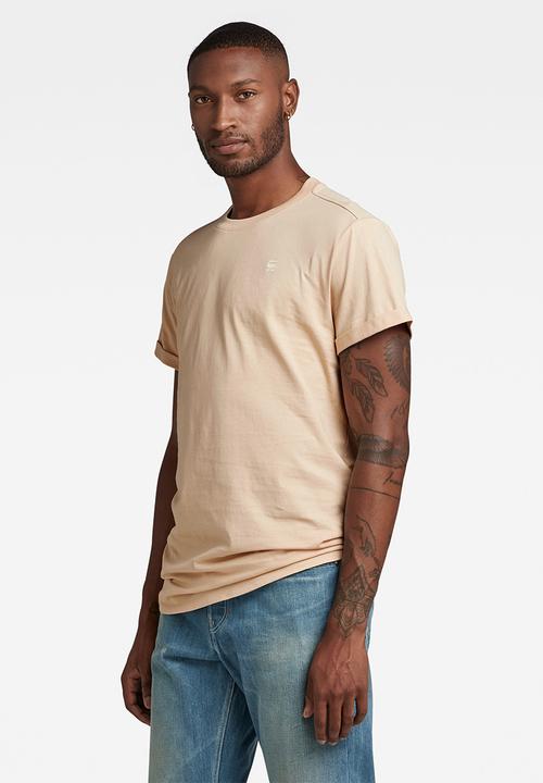 G-STAR - Lash r t s\s compact jersey o - ivory cream