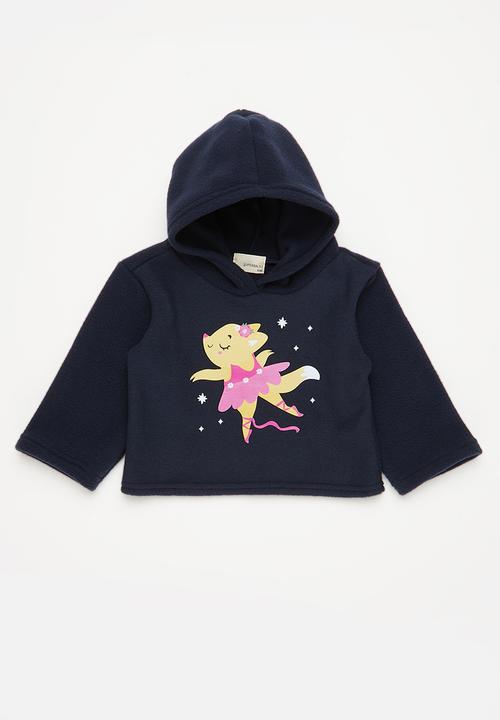 Superbalist - 2 pack polar fleece hoodie - grey & cerise pink