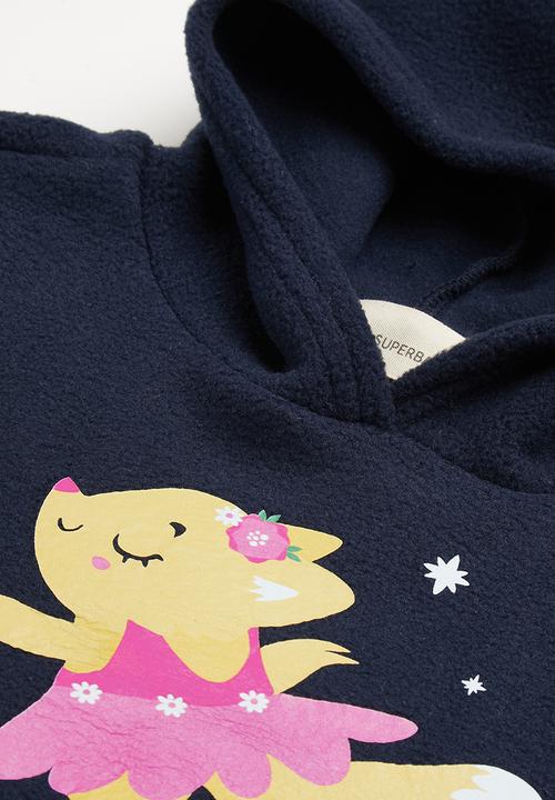 Superbalist - 2 pack polar fleece hoodie - grey & cerise pink