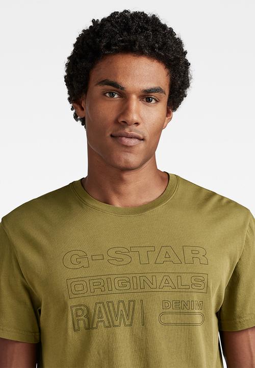 G-STAR - Originals r t compact jersey i o - smoke olive
