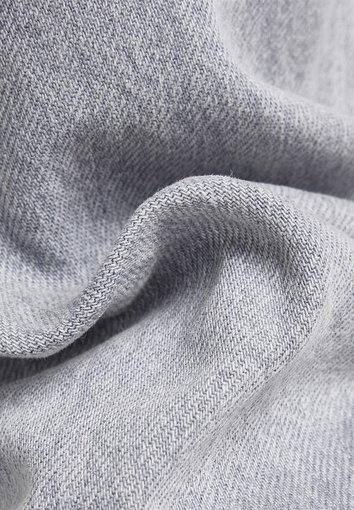 G-STAR - 3301 Slim greystone stretch denim - sun faded ripped skyrocket