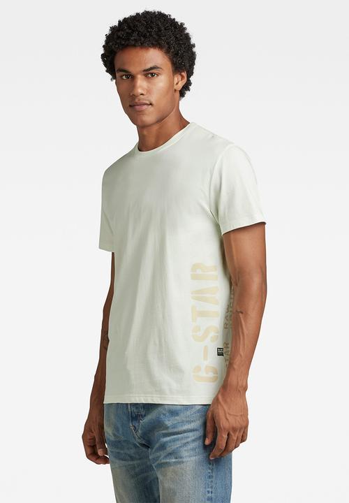 G-STAR - Side stencil r t compact jersey o - lightest sky