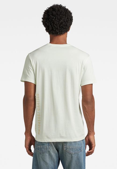 G-STAR - Side stencil r t compact jersey o - lightest sky