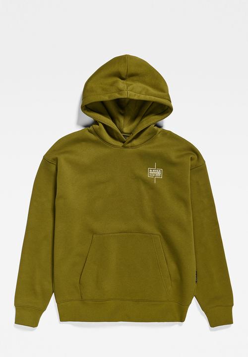 G-STAR - Unisex core loose hdd sw pacior sweat r - avocado