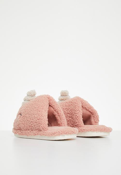 Pop Candy - Girls unicorn slipper - pink