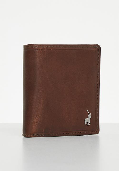 POLO - Billfold with extra card flap - brown