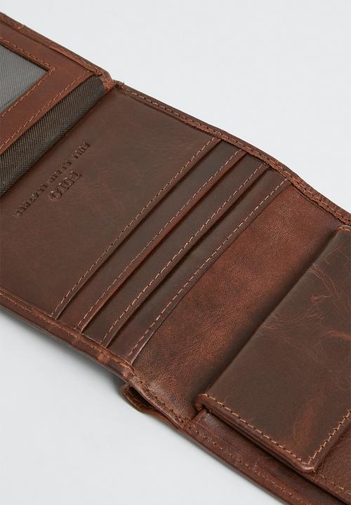 POLO - Billfold with extra card flap - brown