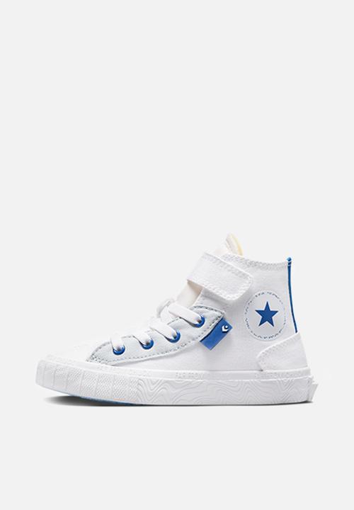 Converse - Chuck taylor alt star retro sport block hi - white/blue/ghosted