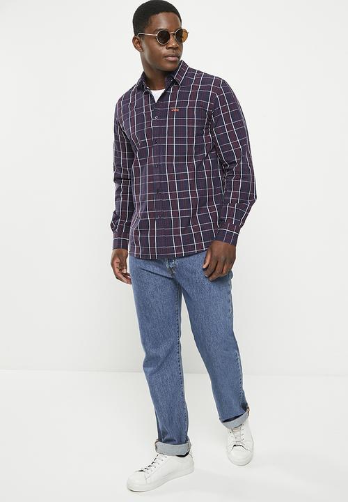 JEEP - Long sleeve yarn dyed check - multi