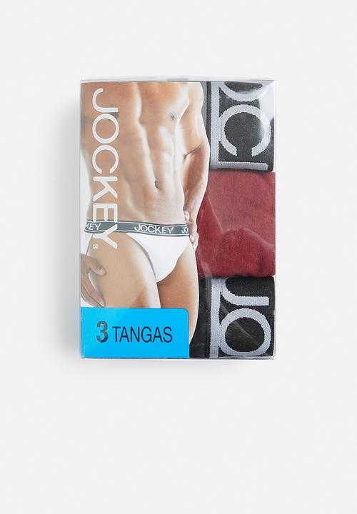 Jockey - 3 Pack plain tanga - multi 