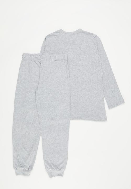 Rebel Republic - Boys winter pj set - grey
