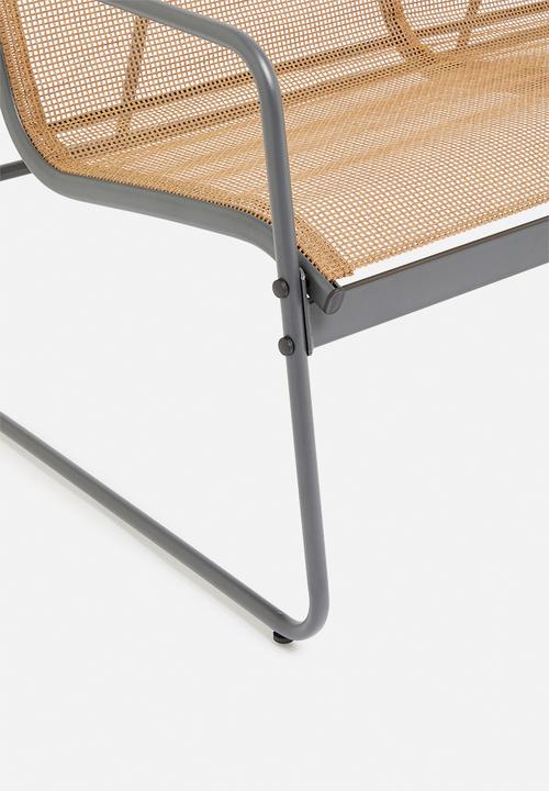 H&S - Simo outdoor furniture set - black