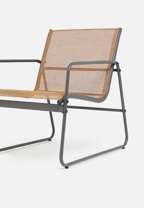 H&S - Simo outdoor furniture set - black