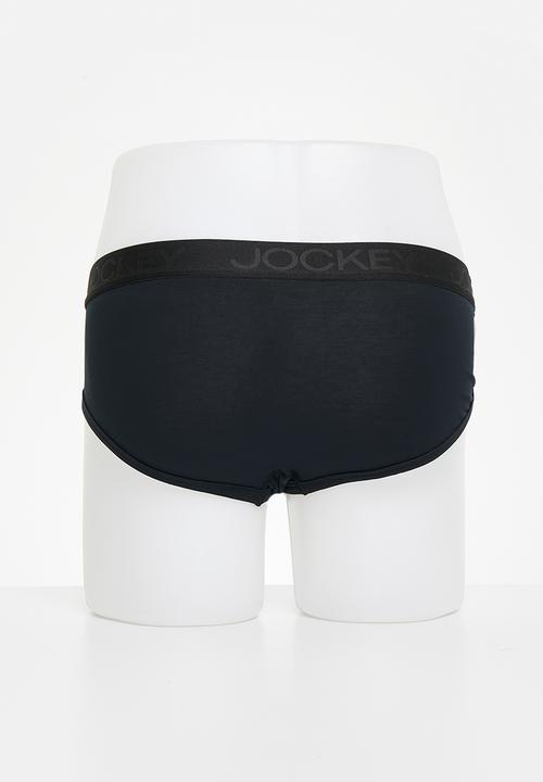 Jockey - Classic cotton stretch Brief - Black