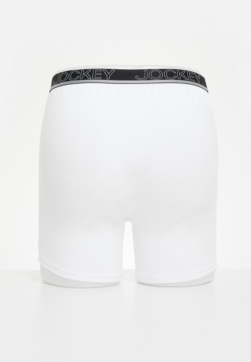 Jockey - Elevate Long Leg Trunk - White